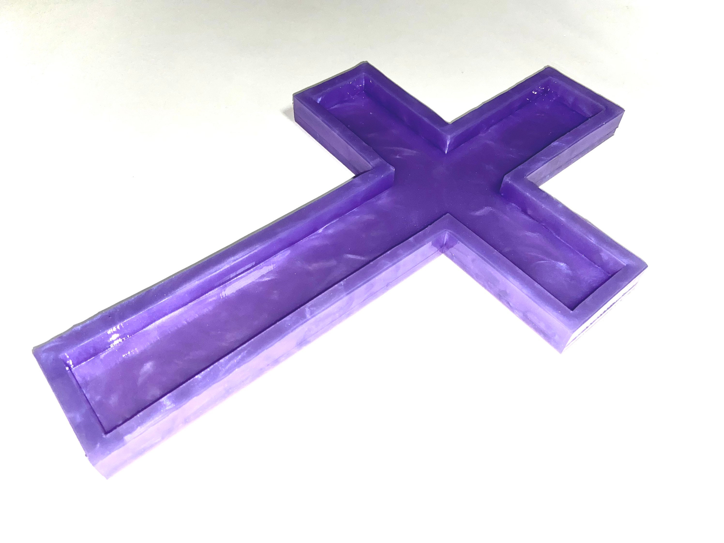12 Extra Large Cross Mold Resin Crafts Thick Deep Christian Etsy