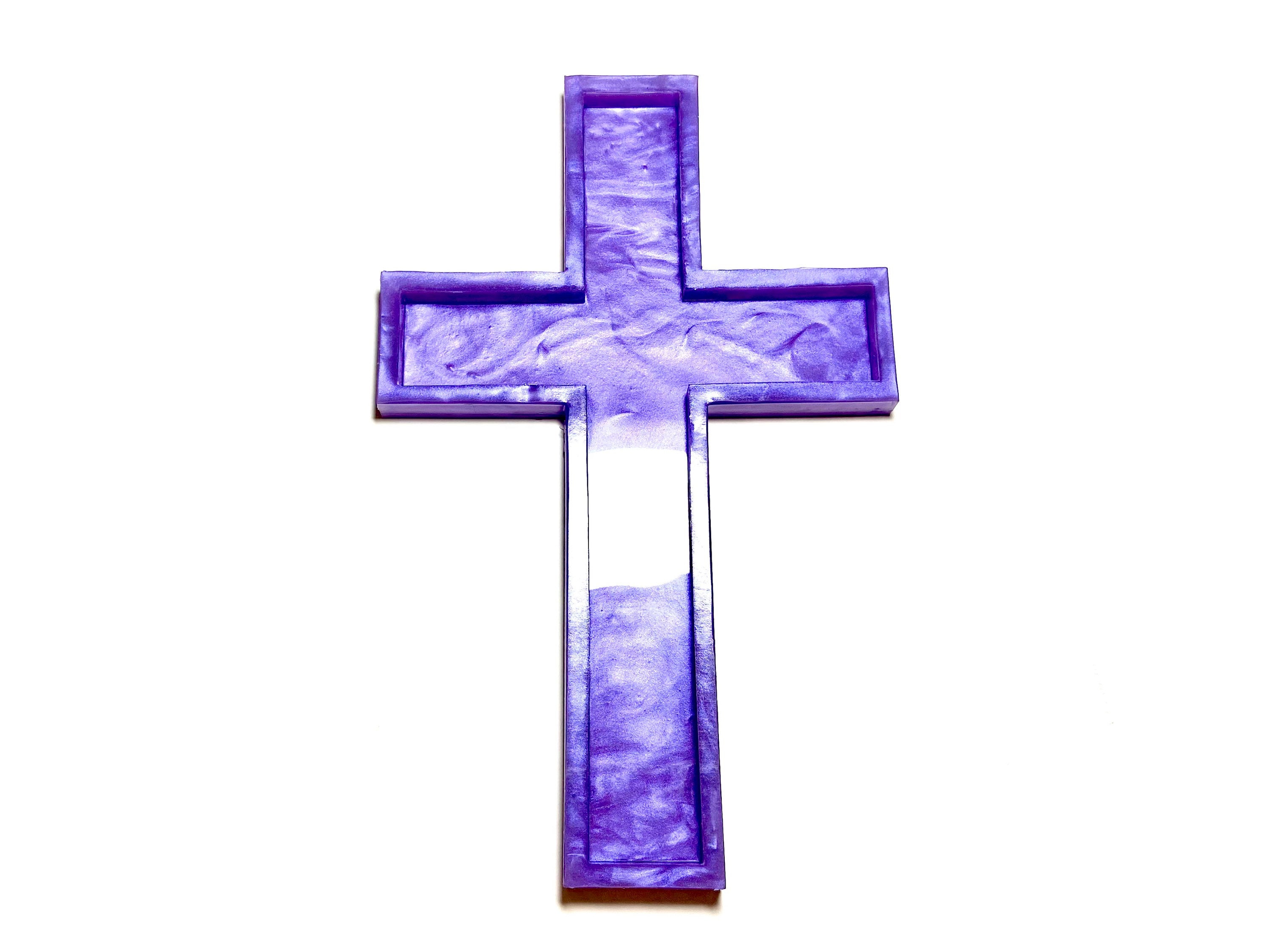12 Extra Large Cross Mold Resin Crafts Thick Deep Christian Etsy