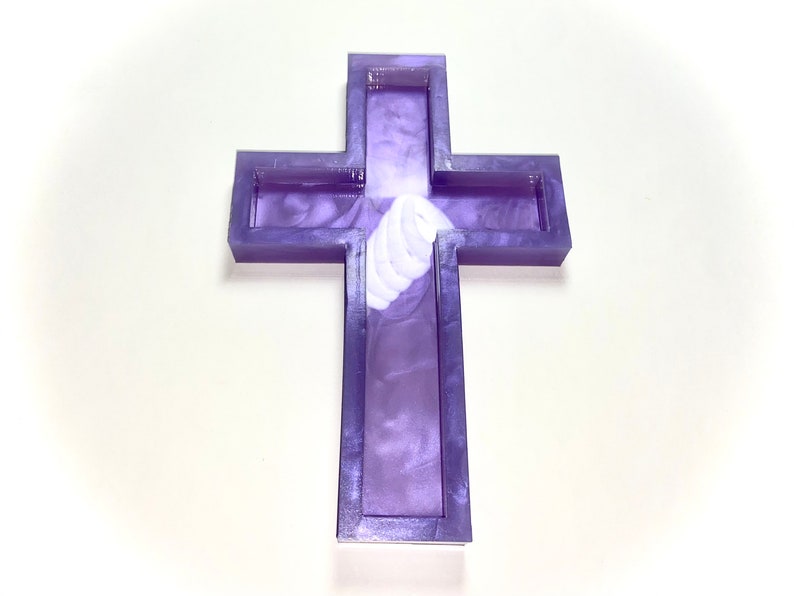 8 Large Cross Mold Resin Crafts Thick Deep Christian Cross Etsy