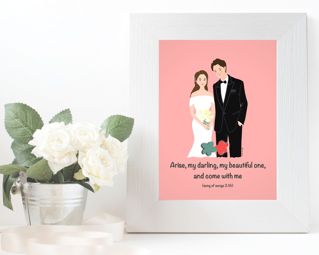 Bible Verse Printable Wedding Poster - Etsy