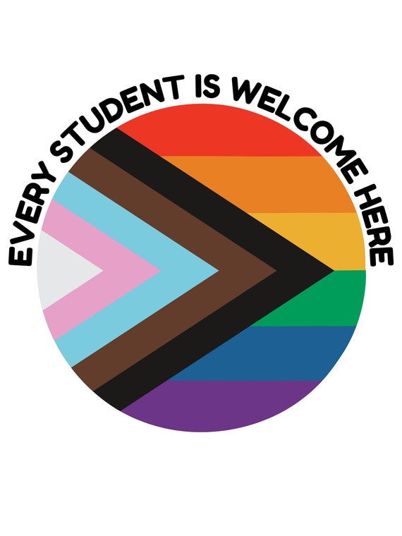 Huge blockposter to welcome students!  Welcome students, Classroom signs,  Student