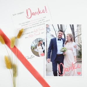 Hochzeit Dankeskarte "Style"