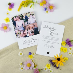 Hochzeit Dankeskarte "Endless Love"