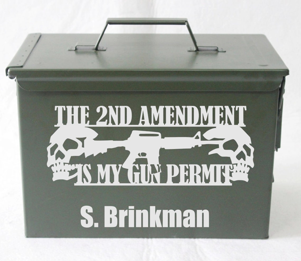 Engraved / Personalized Ammo Box For Your Man Cave Bar Etsy