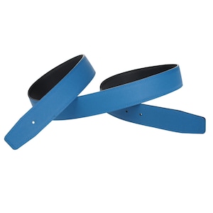 Reversible H Full Grain Cow Leather Belts Replacement Belt Strap Without Buckle 32mm Wide