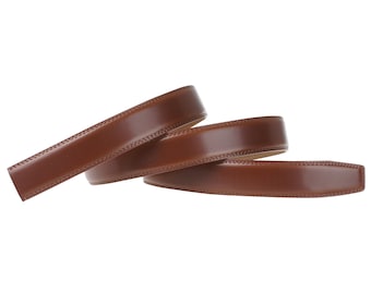 35mm Reversible Full Grain Smooth Leather Belt Strap No  display picture 3