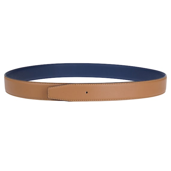 Reversible Microfiber Leather Belt Strap Without Buckle Interchangeable Leather Replacement Strip Gift 32mm Wide