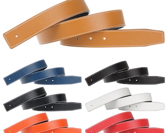 Ersatz für Gürtelriemen aus Vollnarbenleder - 32 mm / 38 mm breit, für Herren und Damen