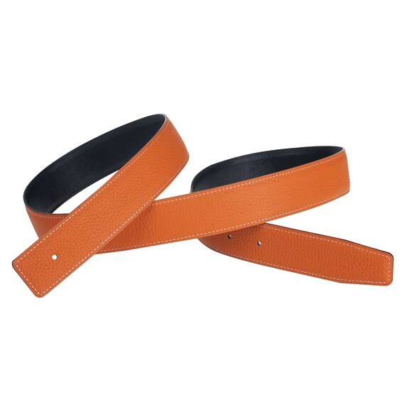 Ceinture cuir pleine 2025 fleur sans boucle