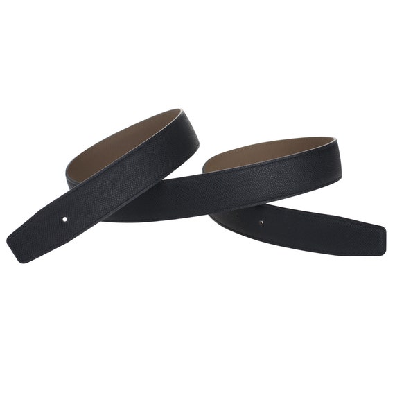 Reversible Full Grain Leather Belt Strap Without Buckle  display picture 1