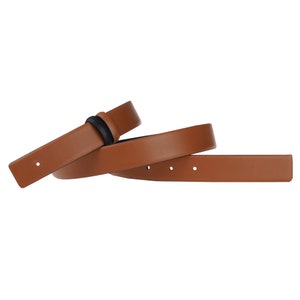 Reversible C Full Grain Cow Leather Belts Replacement Belt Strap Without Buckle 30mm Wide