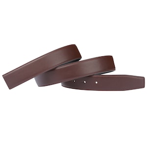 F Full Grain Leather Belts Replacement Belt Strap Without Buckle 35mm Wide