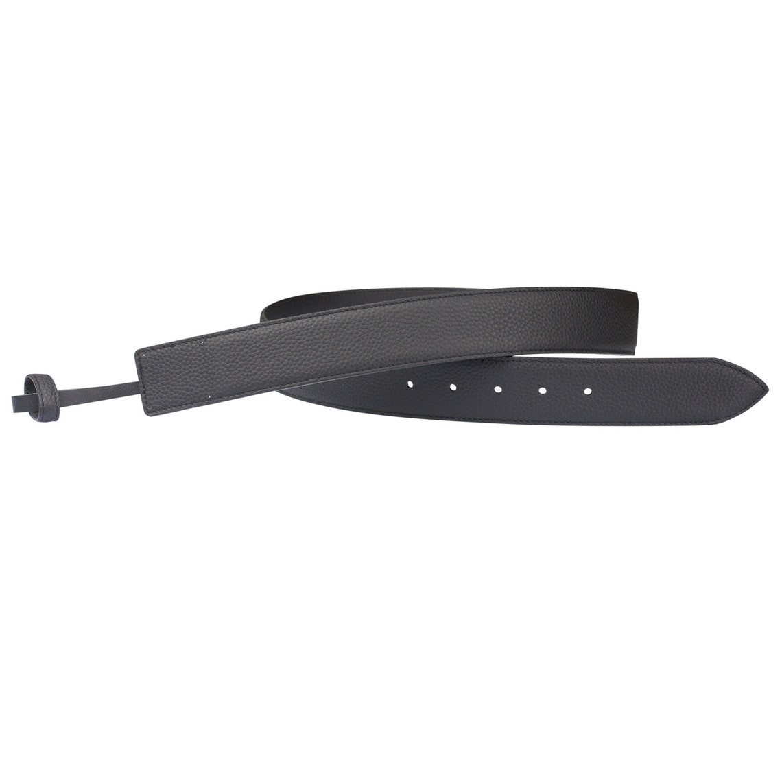 H Full Grain Cow Leather Belts Replacement Belt Strap Without