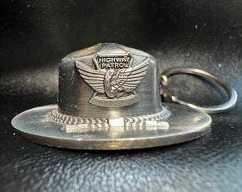 POLICEバッジ★ネブラスカ　trooperバッジ★希少品★1点物です。 Ohio State Highway Patrol Trooper, Stetson Hat Keychain, Zinc