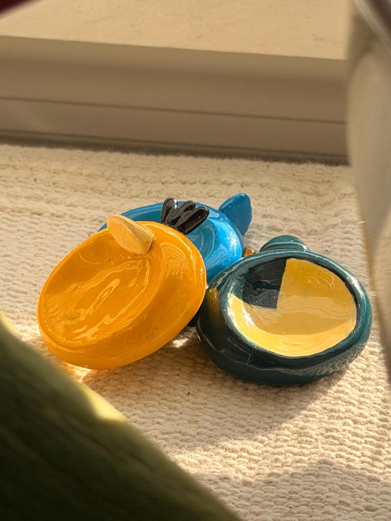 Handmade Pokemon inspired worry stone | Polymer clay worry stone | snorlax | mudkip | psyduck | anti-stress pokemon inspired worry stones