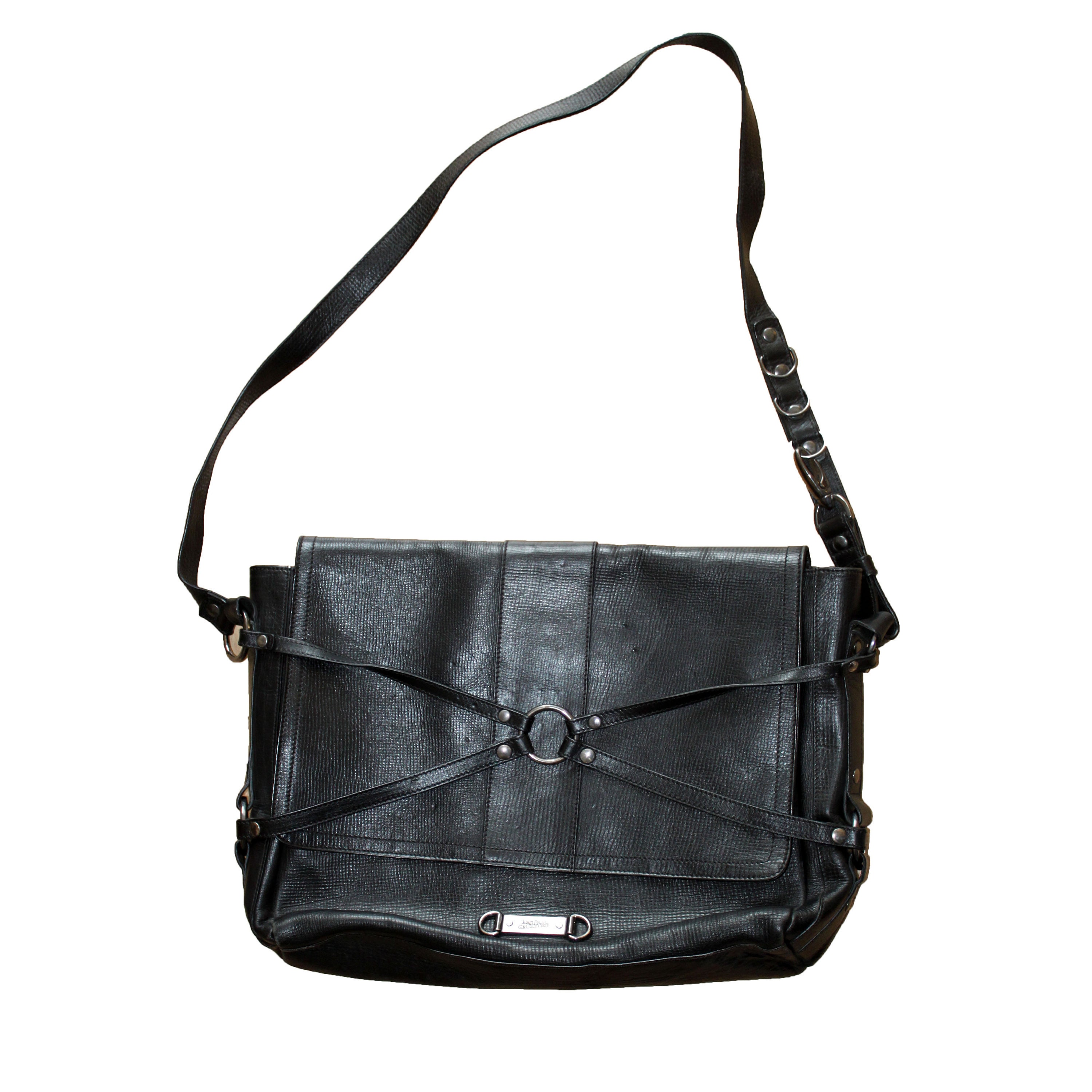 Jean Paul Gaultier Laptop Bondage Bag Cyber Baba Messenger 90s