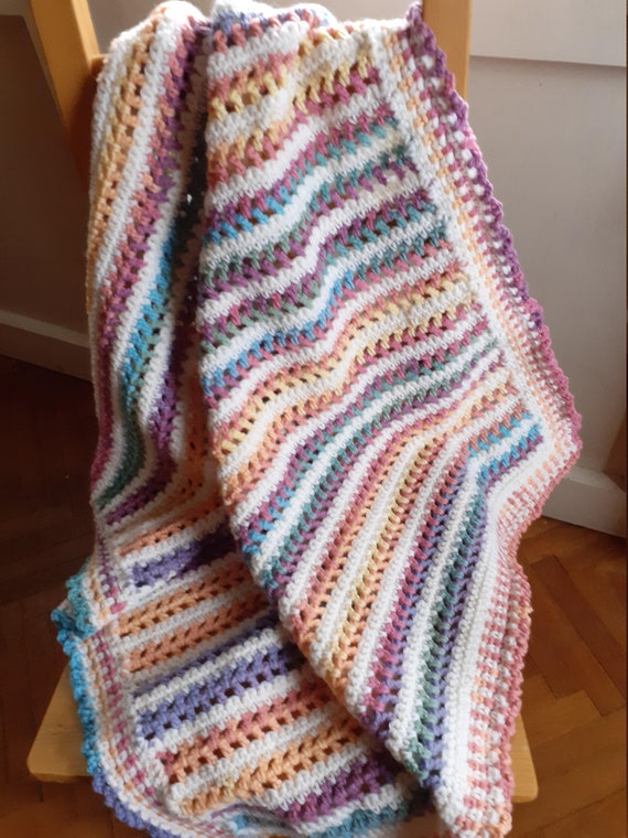 Blossom crochet sale baby blanket