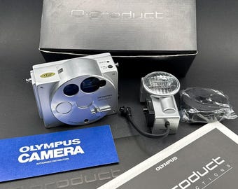 Cámara de película Olympus O-Product de 35 mm, edición limitada - Juego completo en caja *IMPECABLE*