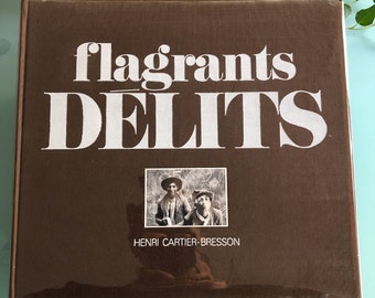 Livre de photographie - Flagrants Délits, Henri Cartier Bresson