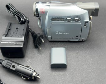 Videocámara digital Canon MV790E MiniDV con zoom 18x + cargador [PROBADA]