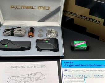 ACMEL MDX - Subminiature Camera Set - Fully Working & Boxed [ultra rare]
