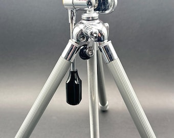 Vintage PEARL Chrome & Silver Tripod