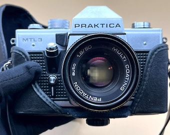 Praktica MTL3 + Pentacon MC 50 mm f/1.8 *uitstekend*