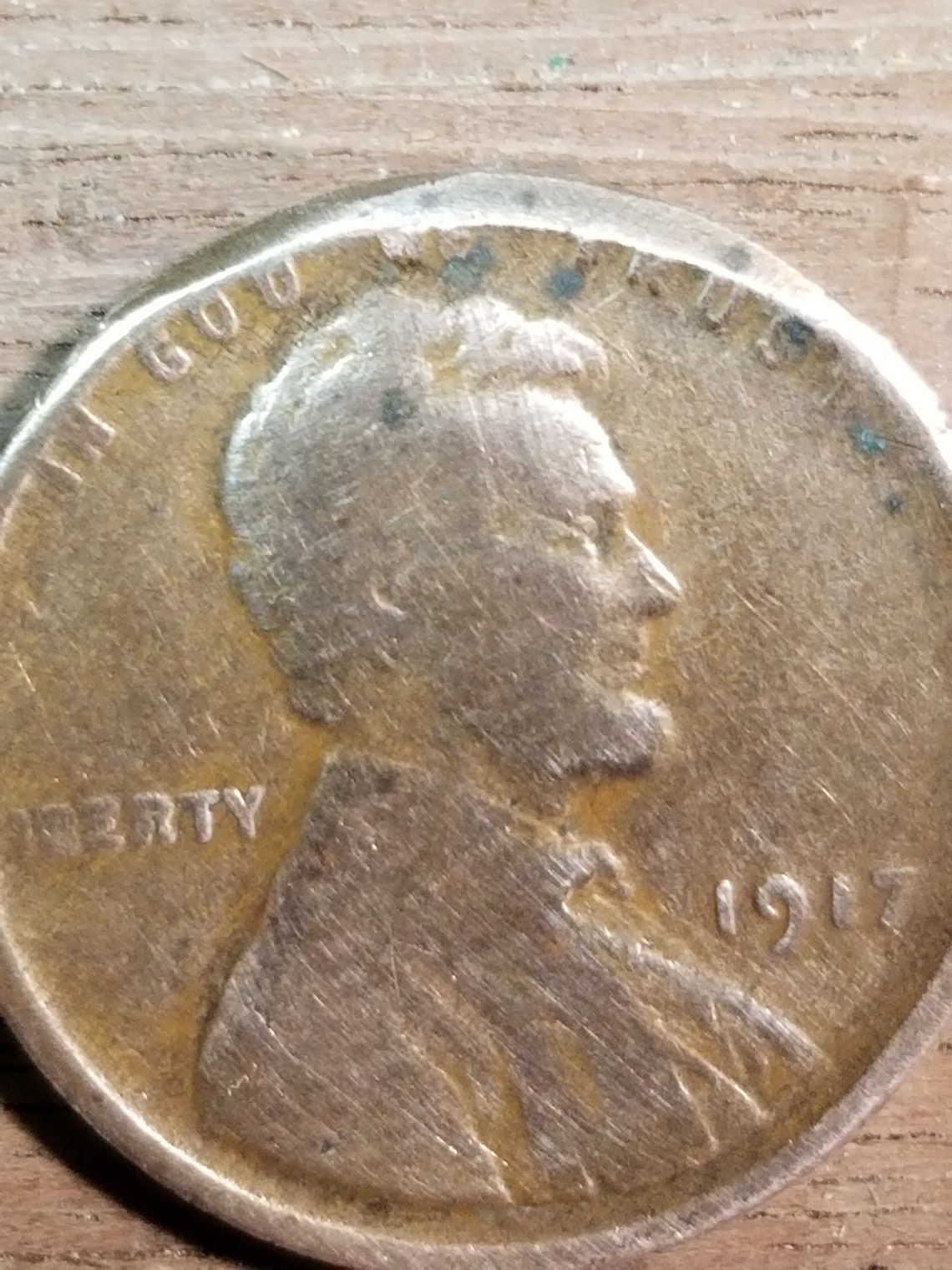 1917 Lincoln Wheat Penny 1c Coin Etsy