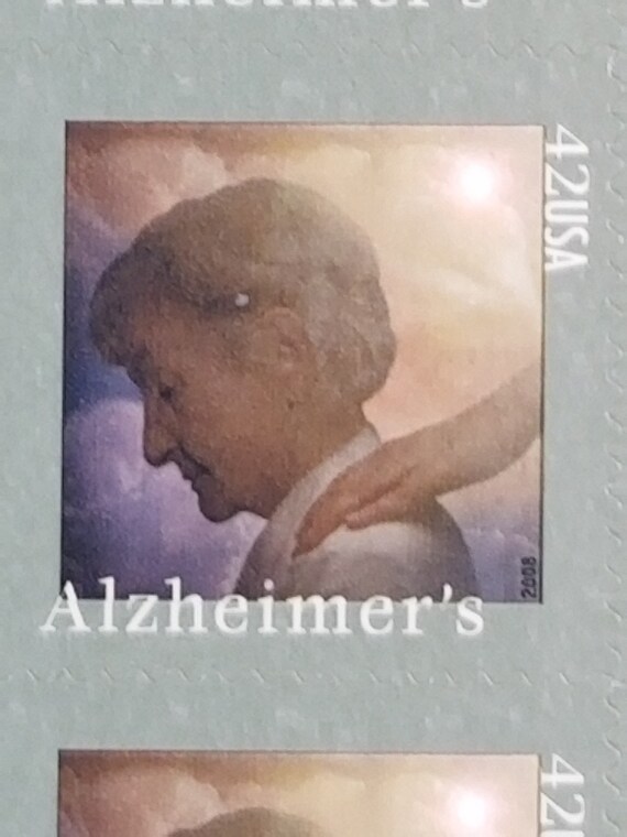 Alzheimer's Postage Stamps Sheet of 20 42c FV Etsy