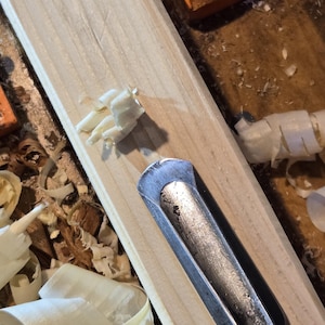 Japanese Maru Nomi In-cannel Gouge, Restored, Sharpened to 10000 grit, Japanese Tools, Chisels