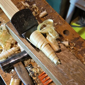Vintage Japanese Scrub Plane, Ara Shiko, Rsatored, Set Up, Sharpened to 10000 grit