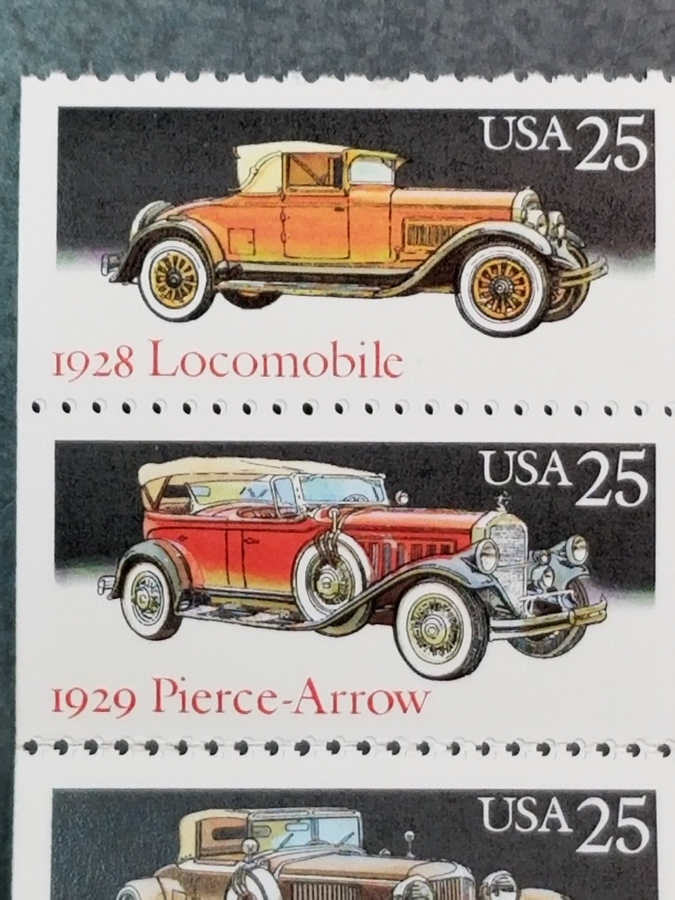 Hot Wheels 50th Anniversary Forever Stamps - Sheet Of 20 First-Class Postage Stamps
