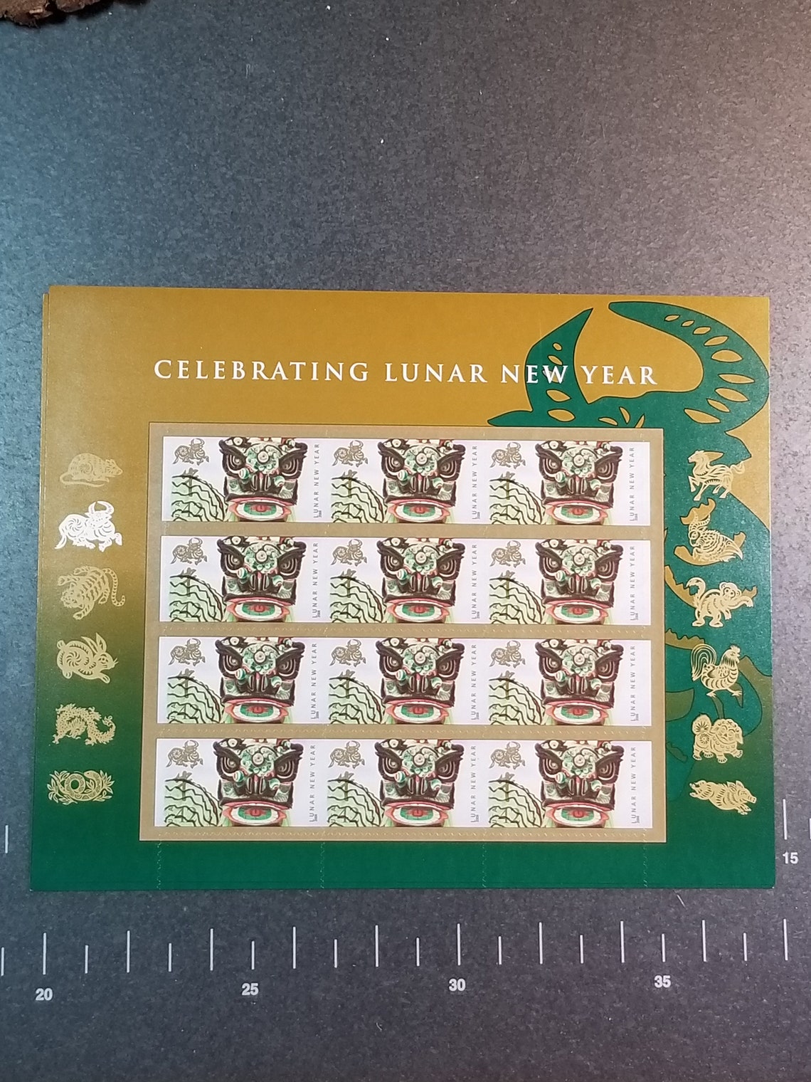 Year of the Ox Celebrating Lunar New Year Postage Stamps. 42c | Etsy