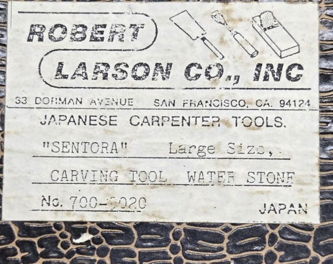 Robert Larson Japanese Water Stone for Gouges, Sentora Water Stone ...