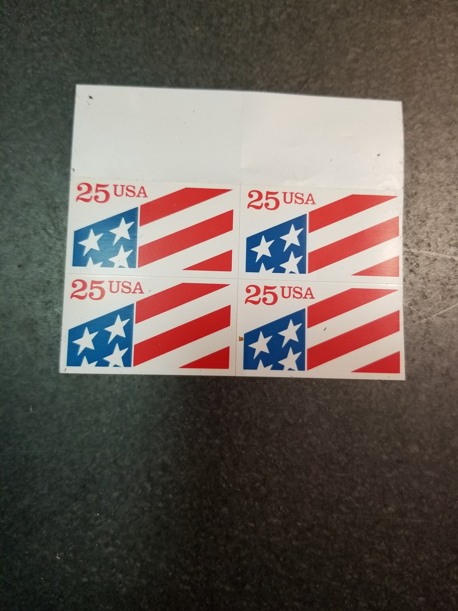 USPS 25 cent ATM Flag Stamps 1 pane of 4 and 1 pane of 6 Etsy