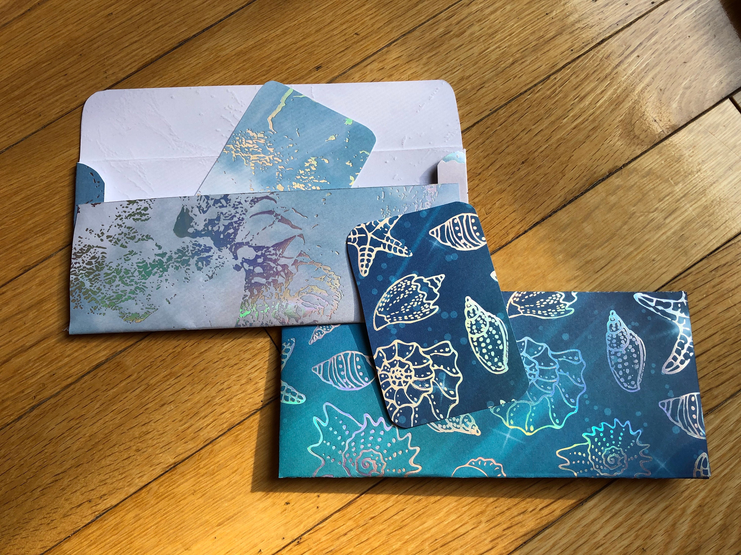 Decorative Cash Envelopes pack of 6 // FREE shipping Etsy