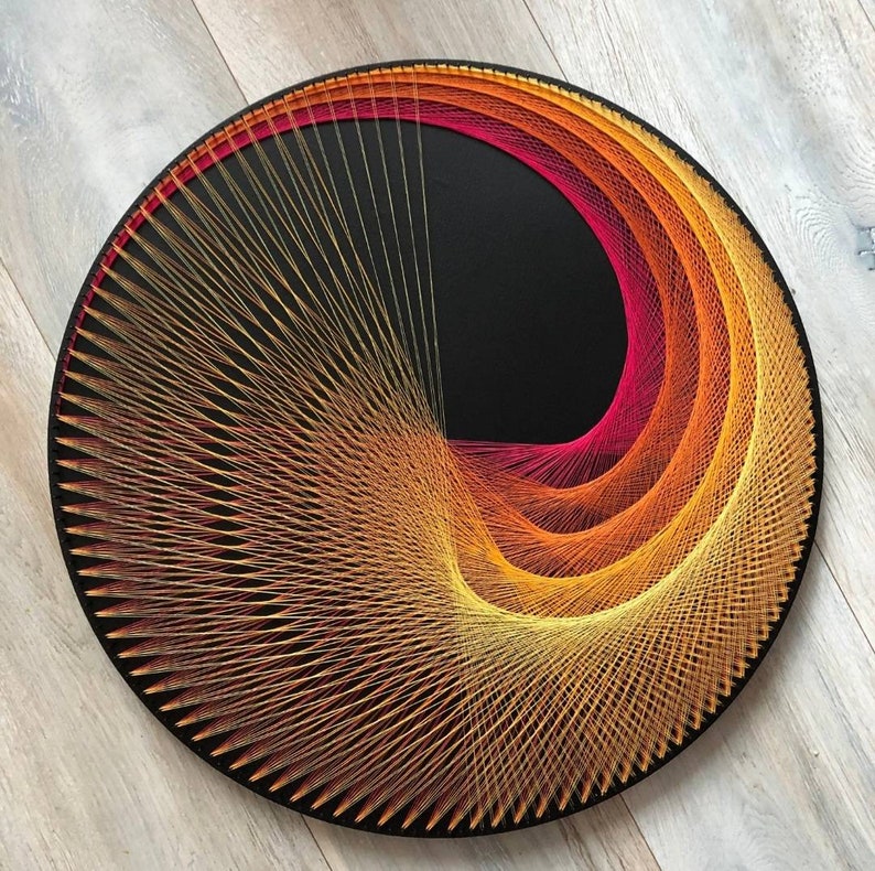 String Art Hand Made Wall Art Wall Decor Home Decor Etsy