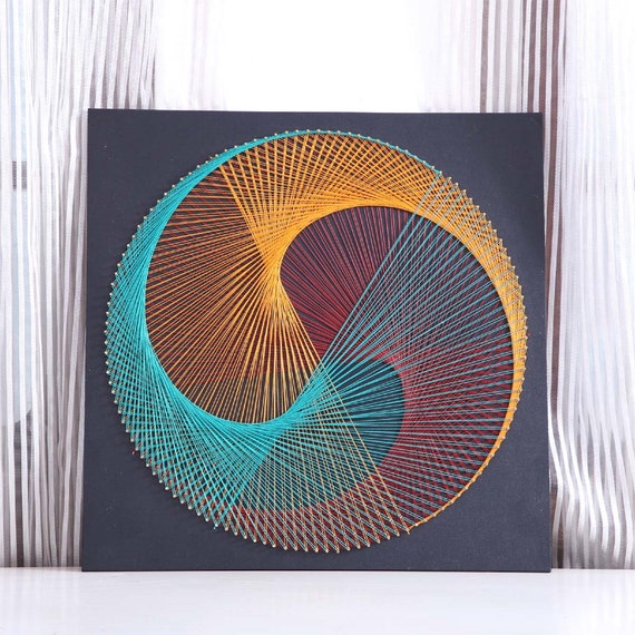 Creative String Craft Pin String art for Childern DIY Design - Walmart.com