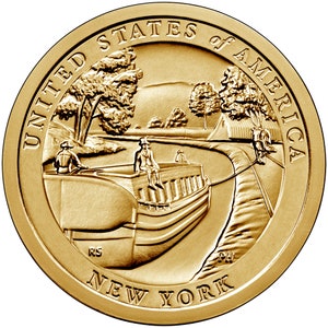 2021 P - American Innovation Dollar - Erie Canal - New York - BU