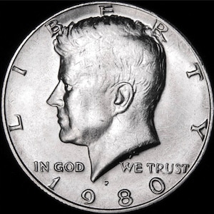 1980 P  Kennedy Half Dollar - BU