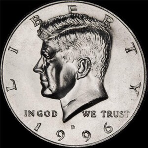 1996 D Kennedy Half Dollar - BU