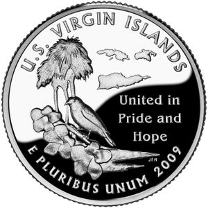 2009 S Virgin Islands Territorial Quarter PF