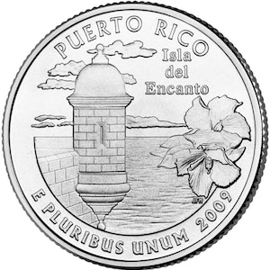 2009 D Puerto Rico Territorial Quarter BU