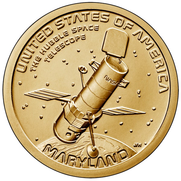 2020 D - American Innovation Dollar - Hubble Space Telescope - Maryland - BU