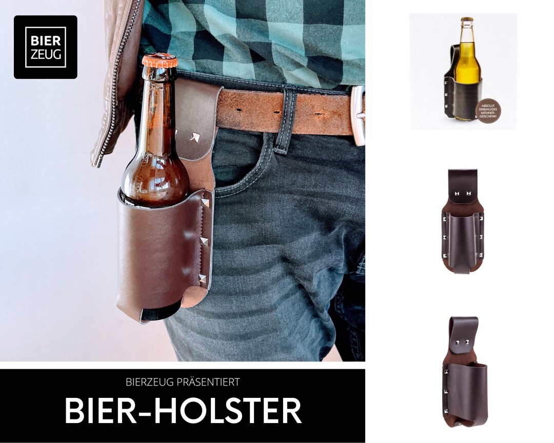 Beer Holster Belt Holster for Drinks and Beer Bottles Etsy