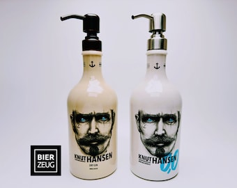Knut Hansen Gin Soap Dispenser | Upcycled Pump from Knut Hansen Gin Bottle | Refillable | Unique Gift | Hamburg