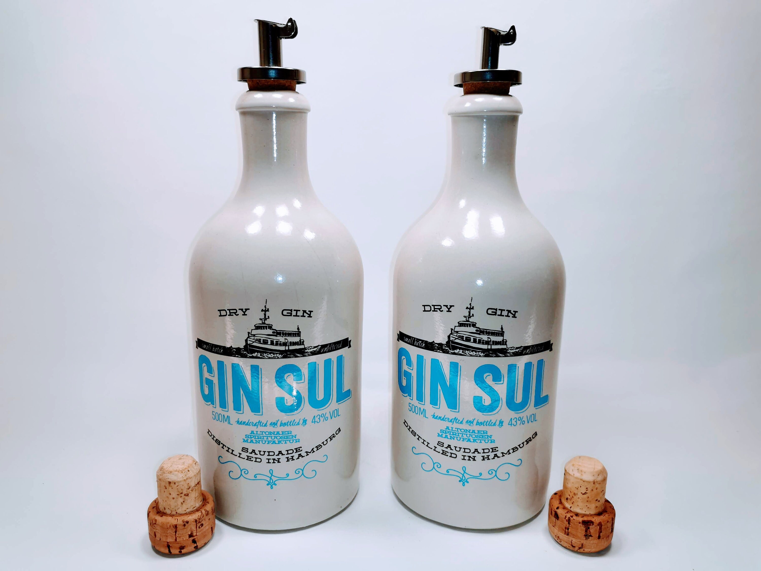 Gin Vinegar Oil Pourin in Gin Bottles 700ml Liquor Etsy