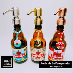 Astra oil lamp Hamburg night light Handmade oil lamps made from Astra beer bottles Upcycling gift for Hamburg St. Pauli fans image 10