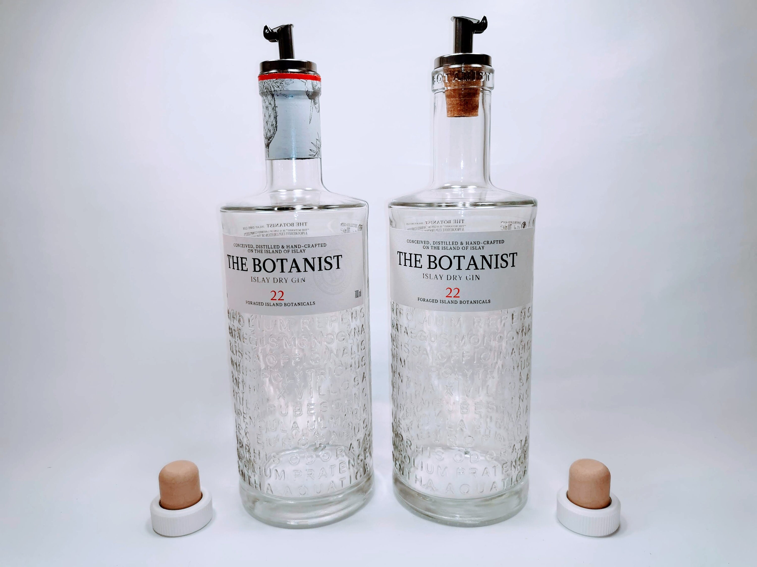 Gin Vinegar Oil Pourin in Gin Bottles 700ml Liquor Etsy