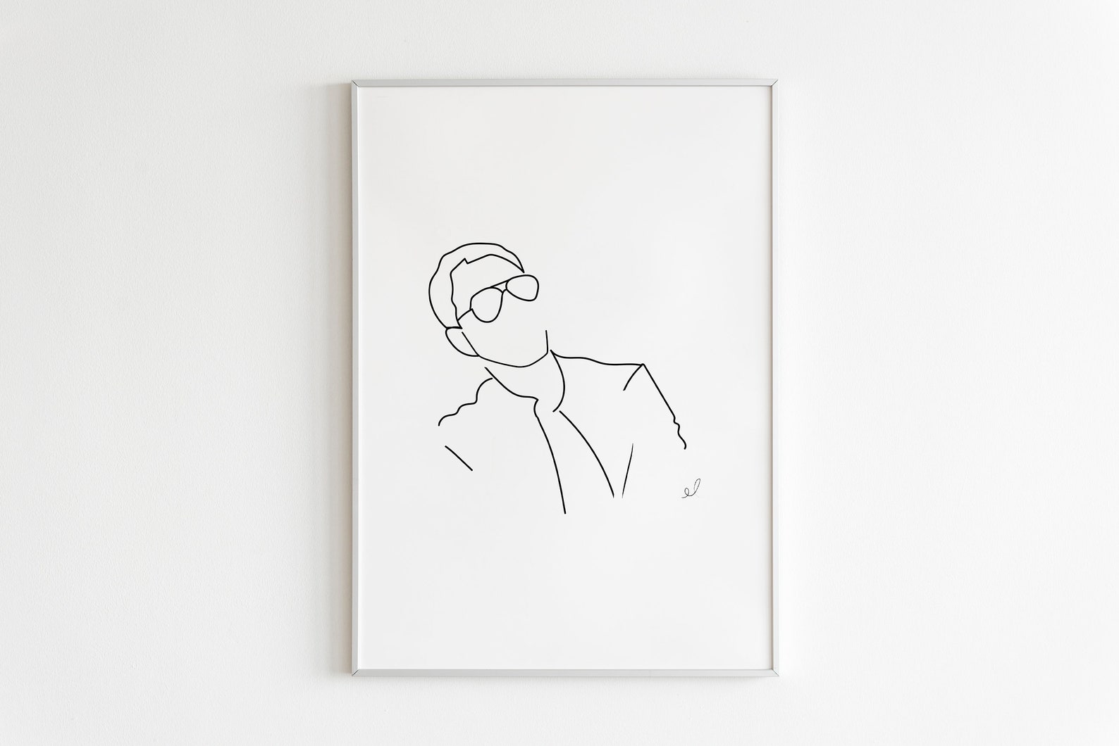Body Art Line Drawing Line Art Man Line Drawing Man Line Etsy
